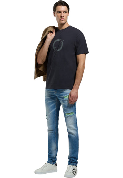 T-Shirt Manica Corta Uomo Bikkembergs Stampata