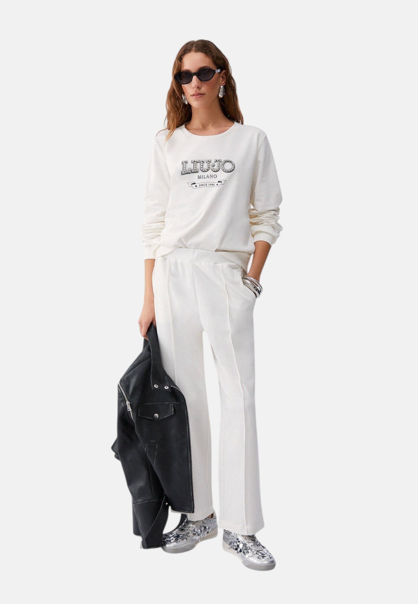 Felpa A Girocollo Donna Liu Jo LiuJo Linea Eco TA6073FS090