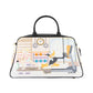 Borsa A Mano Donna Braccialini A Bauletto, Doppio con tracolla removibile e regolabile, Chiusura con zip, Due tasche interne, una con zip e una aperta, Stampa illustrata Looney Tunes, Dimensioni: 36.5 x 15 x 22 Cm Allround LT LT291YY