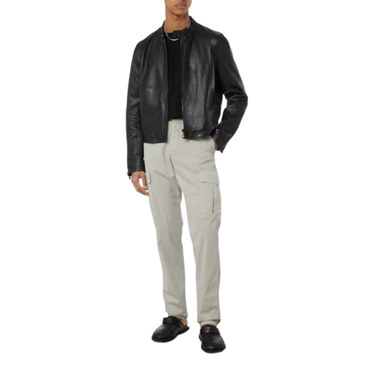 Giacca In Pelle Uomo Trussardi  Metal Free 52S00864-2P000314