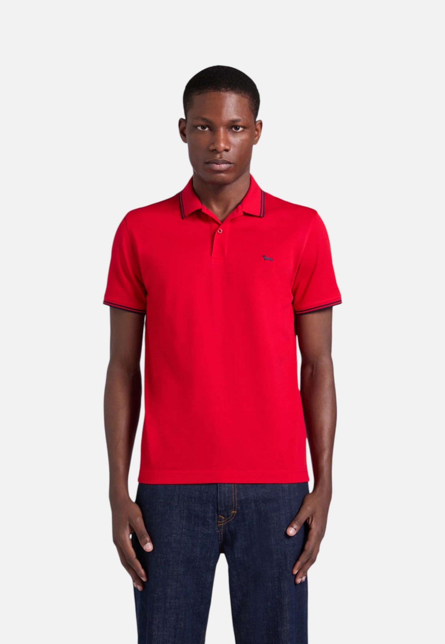 Polo Manica Corta Uomo Harmont & Blaine Con Righini A Contrasto  LNQ010021148