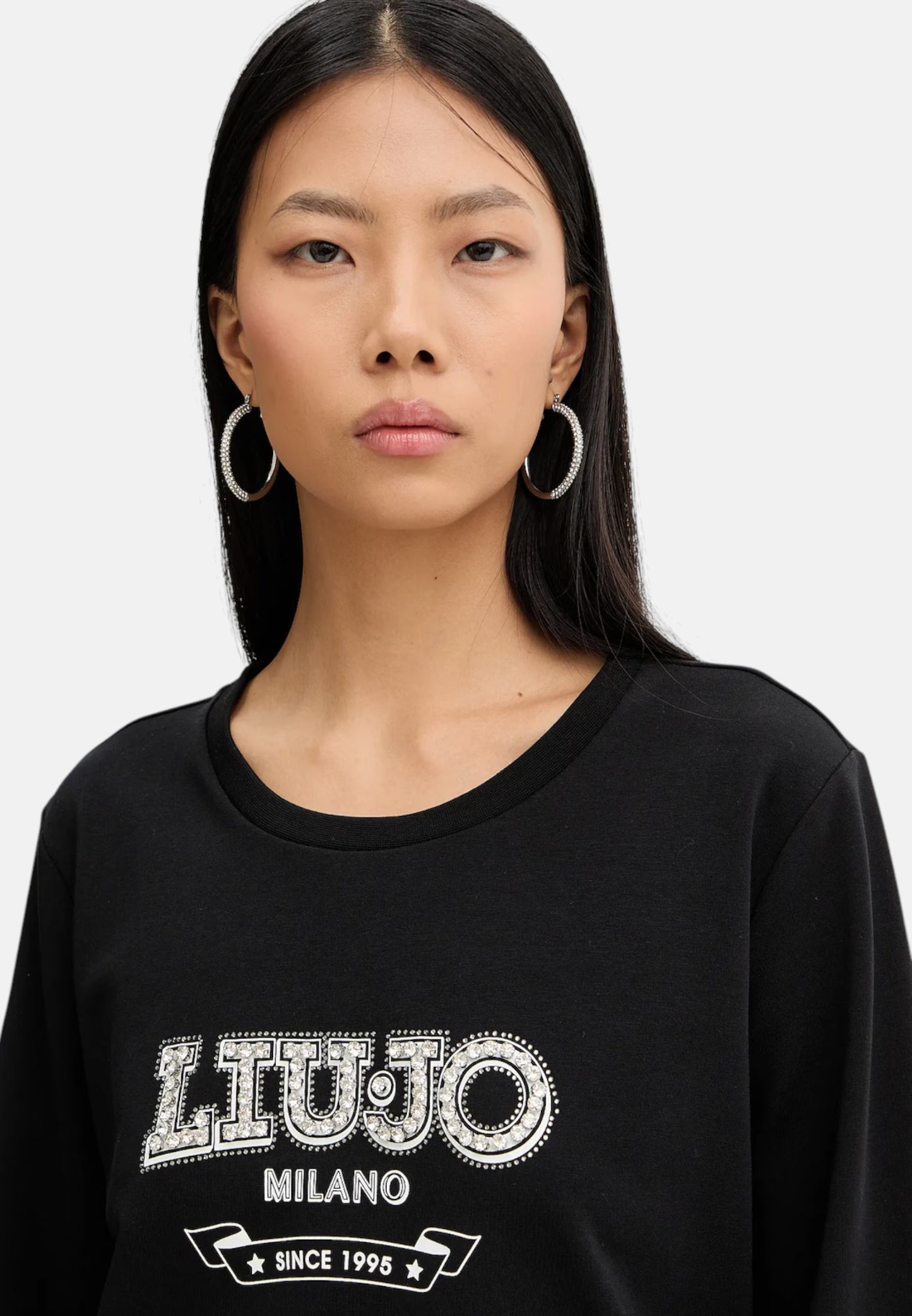 Felpa A Girocollo Donna Liu Jo LiuJo Linea Eco TA6073FS090