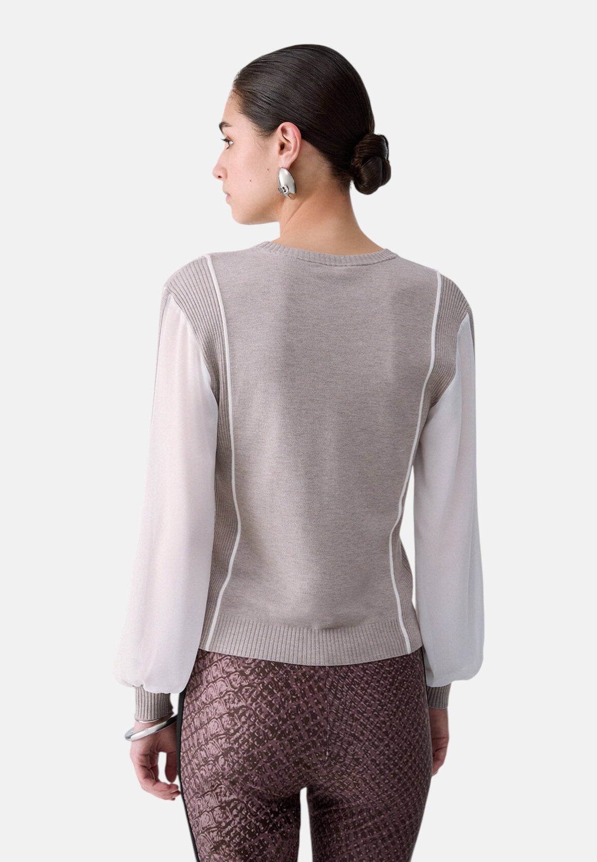 Maglia A Girocollo Donna Liu Jo   TF6161MS49I
