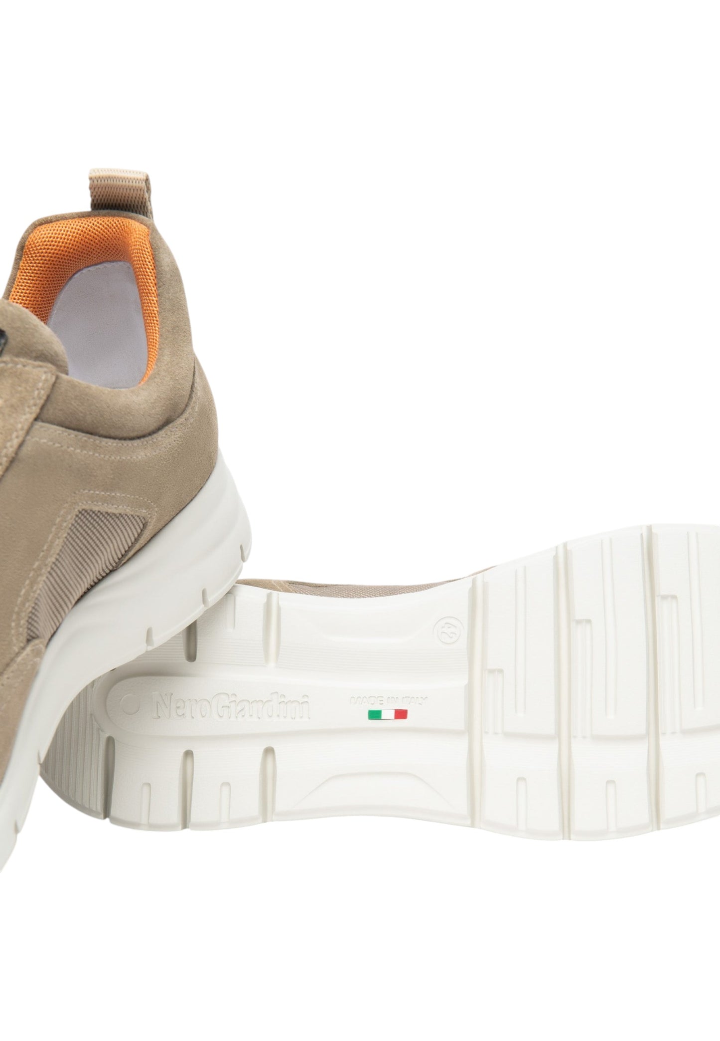 Sneakers Basse Uomo Nero Giardini Con Zip Laterale  E601091U