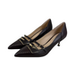 Decollete  Donna Liu Jo In Pelle Con Tacco Kitten E Cinturino Decorativo Deva 20 SF6011PX885