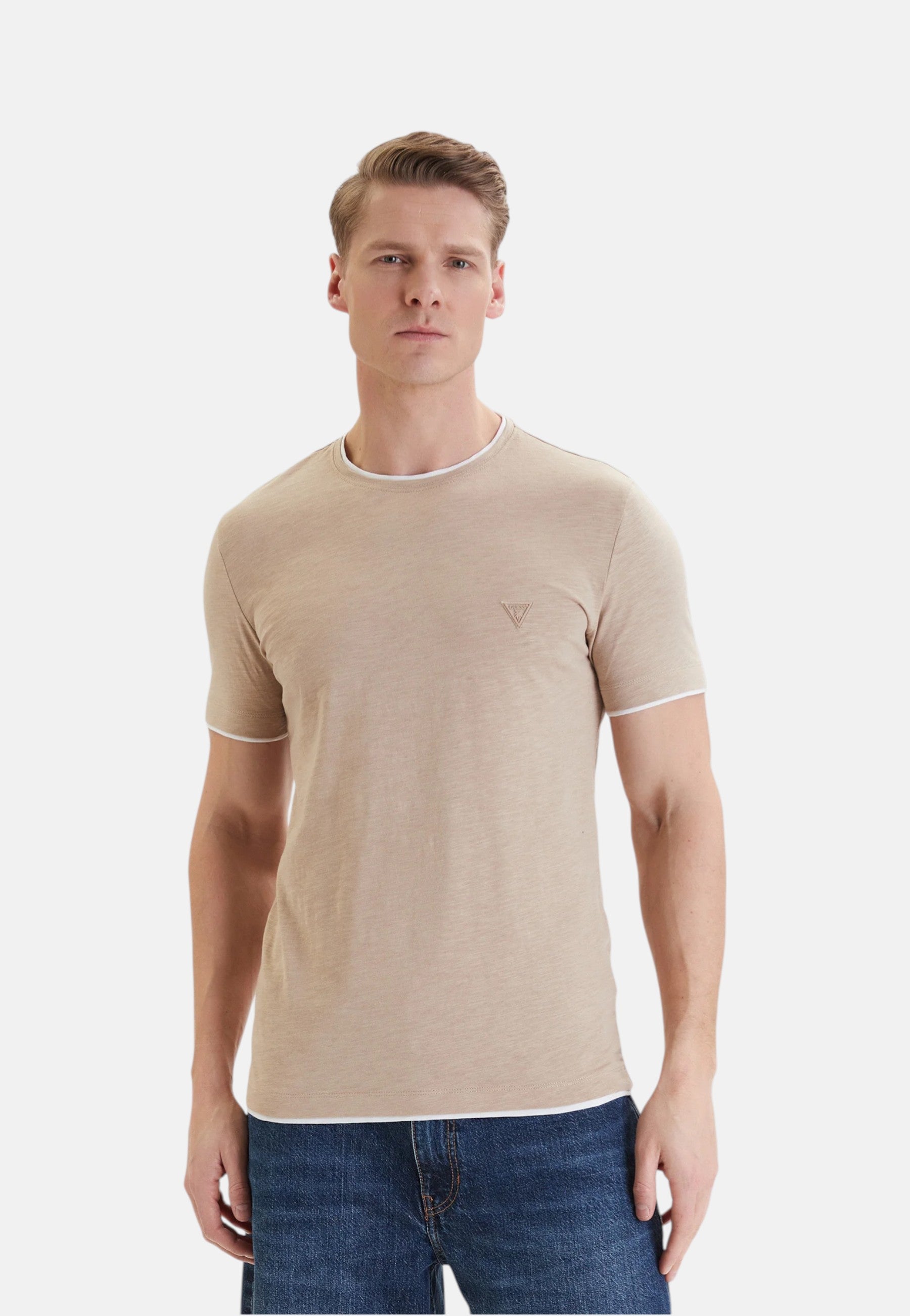 T-Shirt Manica Corta Uomo Guess  Double Layer F6GI06K6XN4