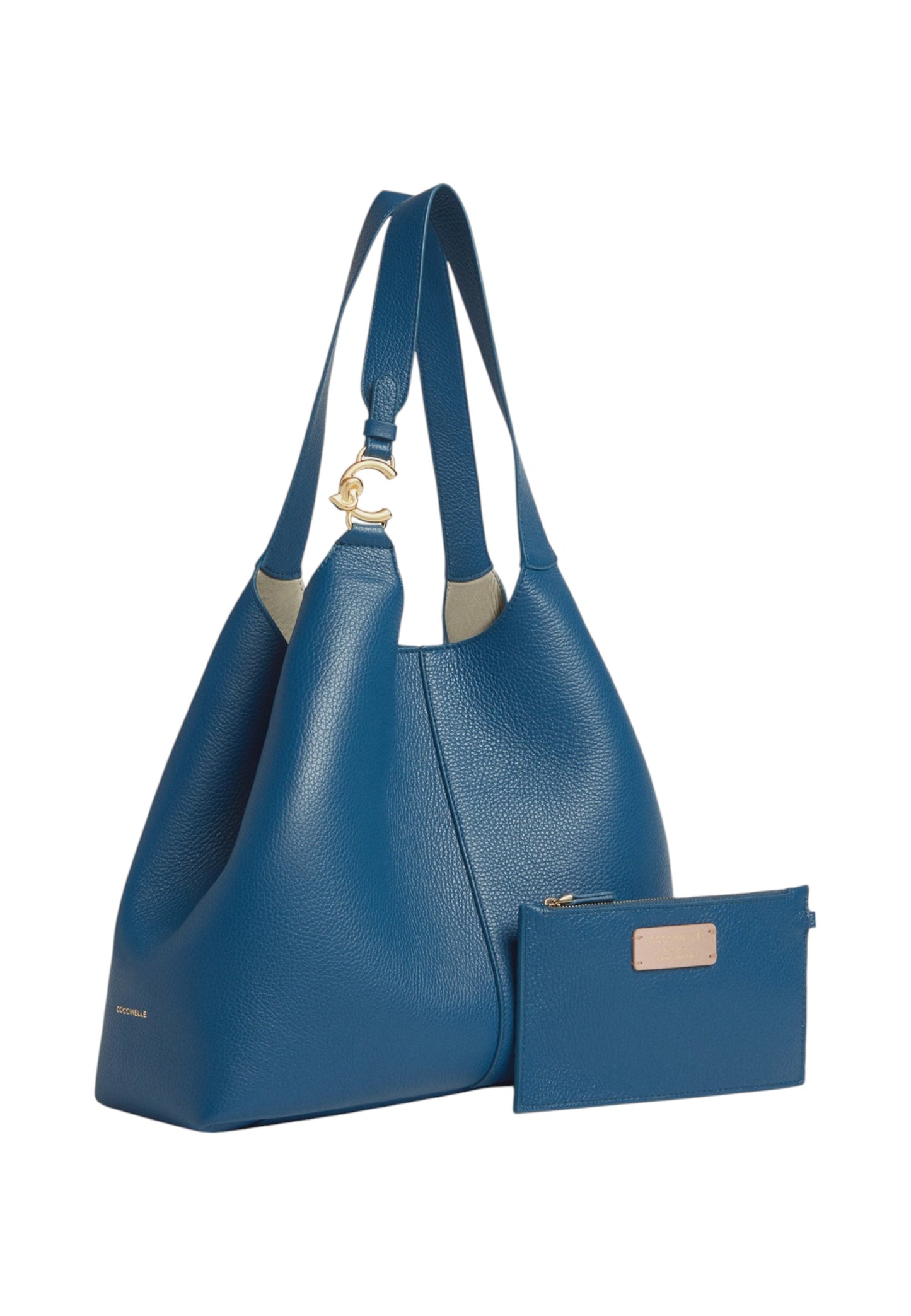 Borsa A Spalla Donna Coccinelle In Pelle Martellata Coccinelle C-Easy Large E1SHA110101