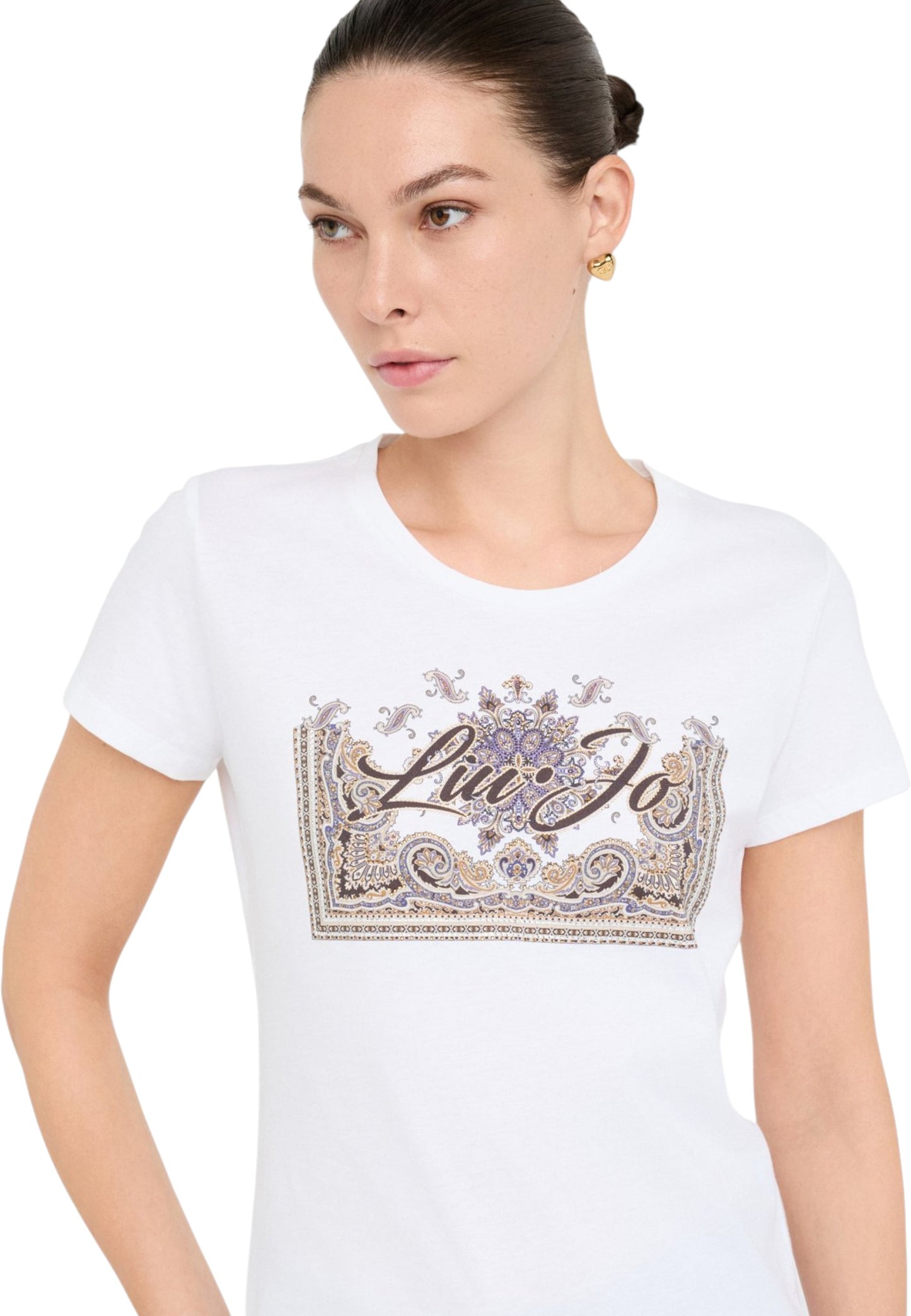 T-Shirt Manica Corta Donna Liu Jo  Liujo Arab.Winte MF5456JS923