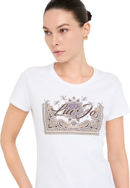T-Shirt Manica Corta Donna Liu Jo  Liujo Arab.Winte MF5456JS923