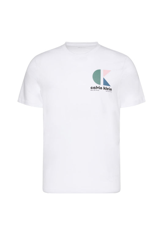T-Shirt Manica Corta Uomo Calvin klein Jeans  30S Eu Ck Bh Logo LV04RC843G