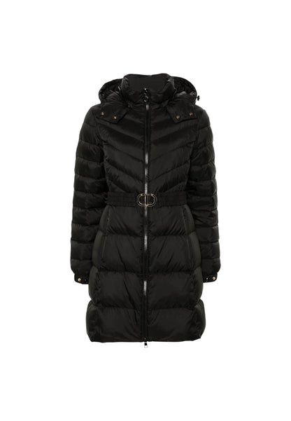 Piumino Lungo Donna Twinset Con Cappuccio E Cintura  242TP2182