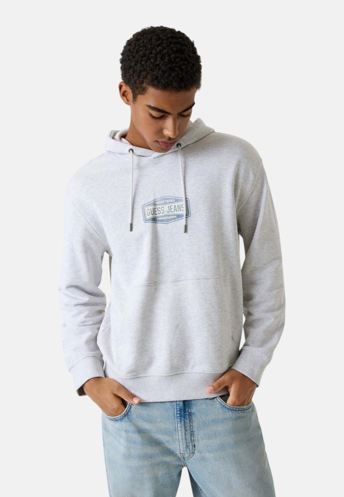 Felpa Con Cappuccio Uomo Guess  Gj Resitered Trademar M6RQ25KCPR1