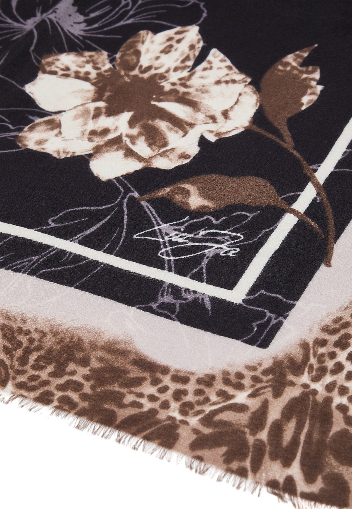 Sciarpa  Donna Liu Jo Flower Maculata 180x70  2F6065T2745