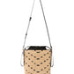 Borsa A Mano Donna Pinko In Rafia Bucket Mini Chevron 106835A391