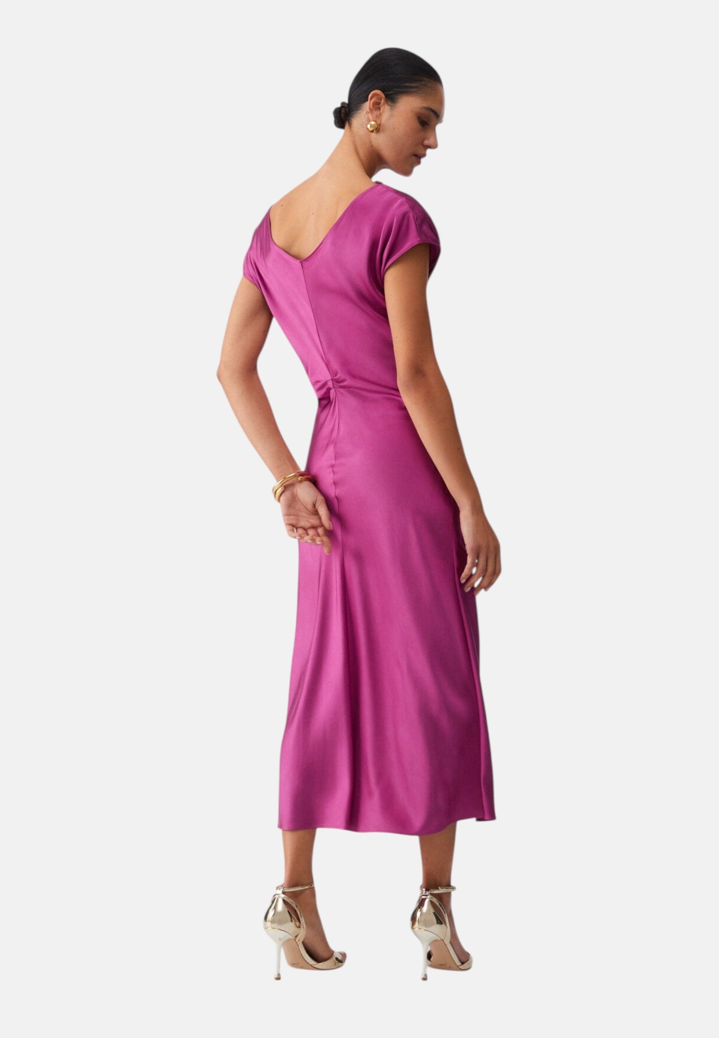 Vestito Midi Donna Liu Jo Kimono In Raso  CA6176T522A