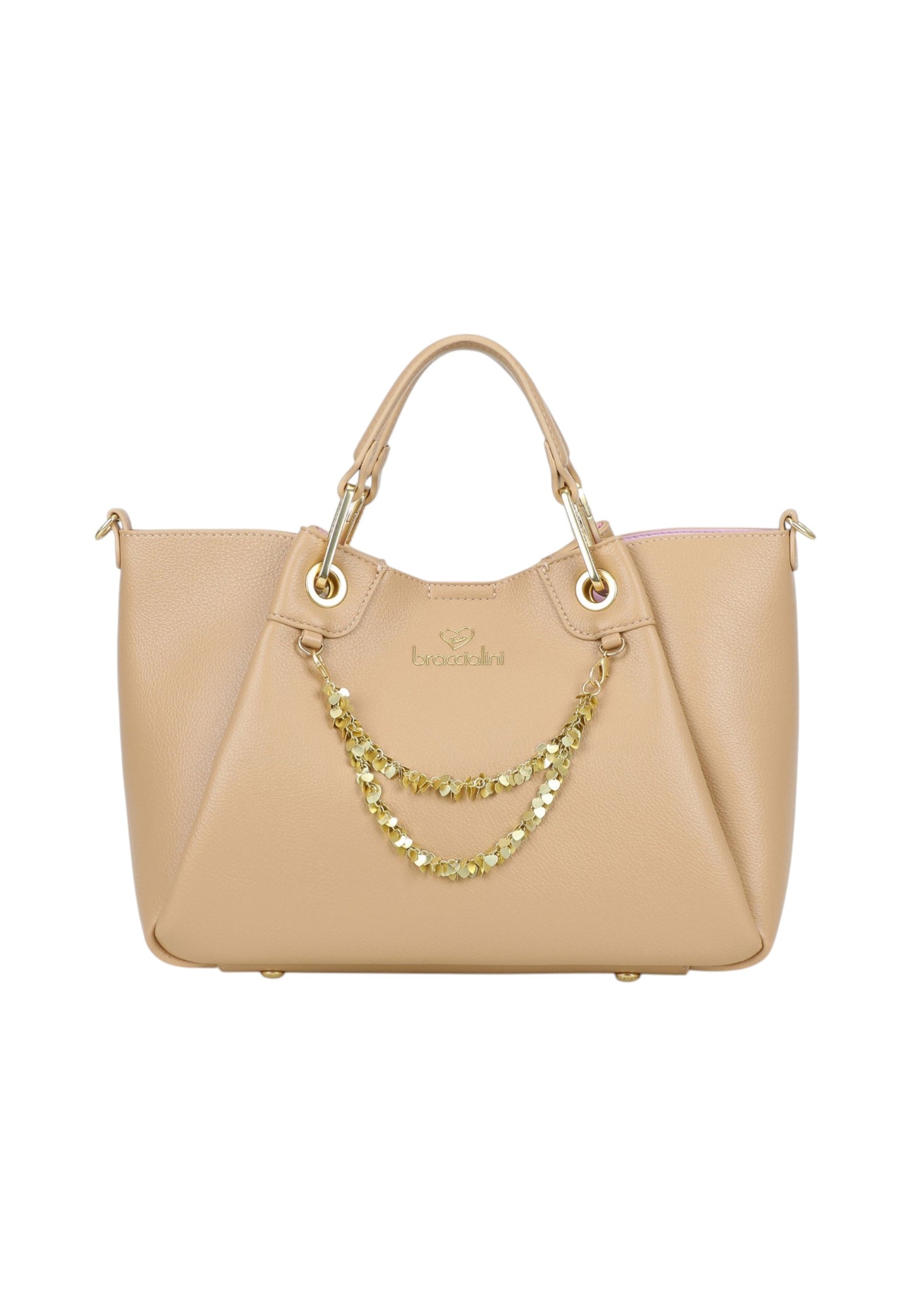 Borsa A Mano Donna Braccialini Medium Con Doppio Manico Con Tracolla Amy B18811YY