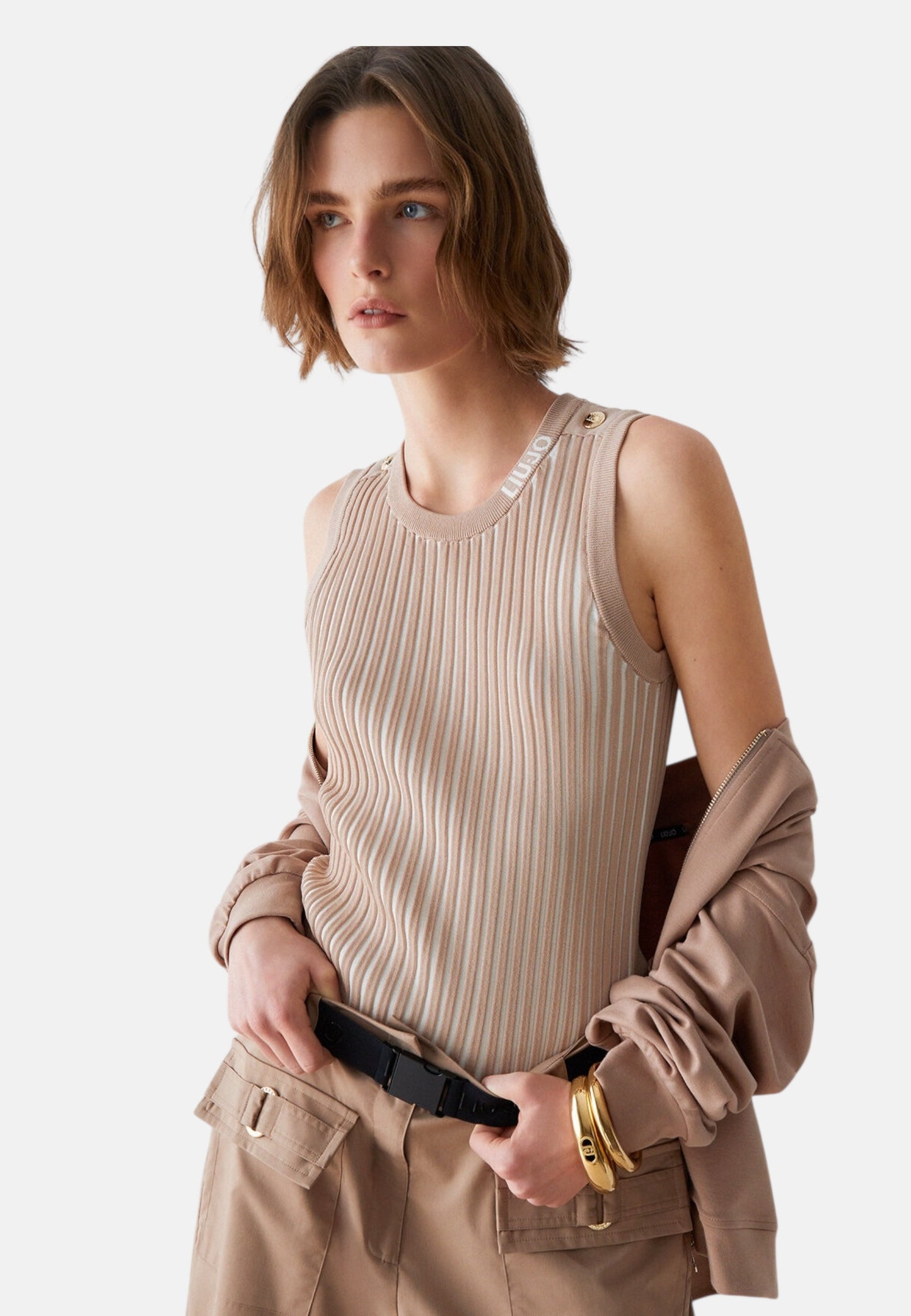 Top  Donna Liu Jo In Maglia Eco Line TA6064MS55N