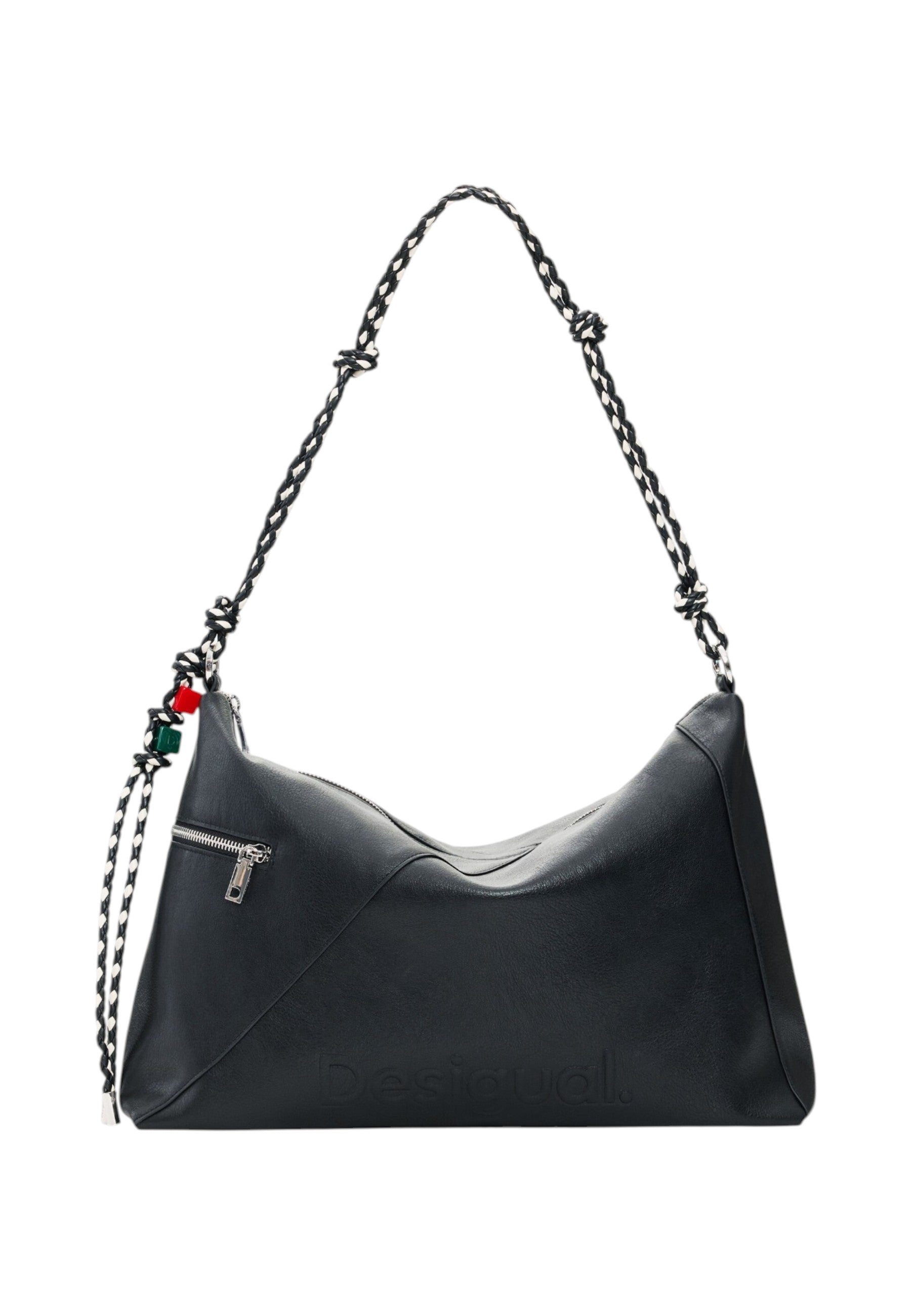 Borsa A Spalla Donna Desigual  Bag Half Logo Leiria 2.0 Black 26SAXP66