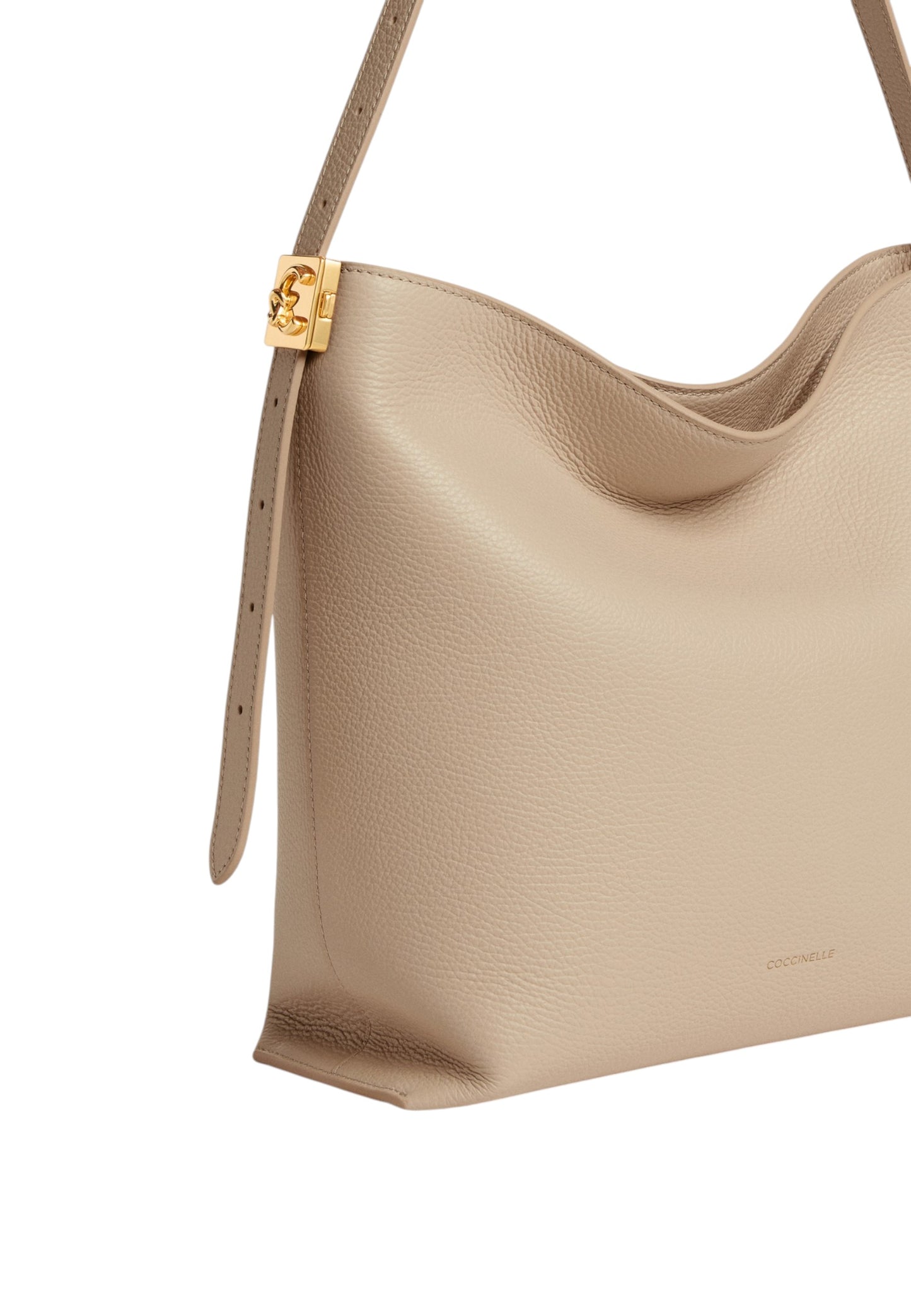 Borsa A Spalla Donna Coccinelle In Pelle Martellata Coccinelle C-Me Lock E1U4K130201