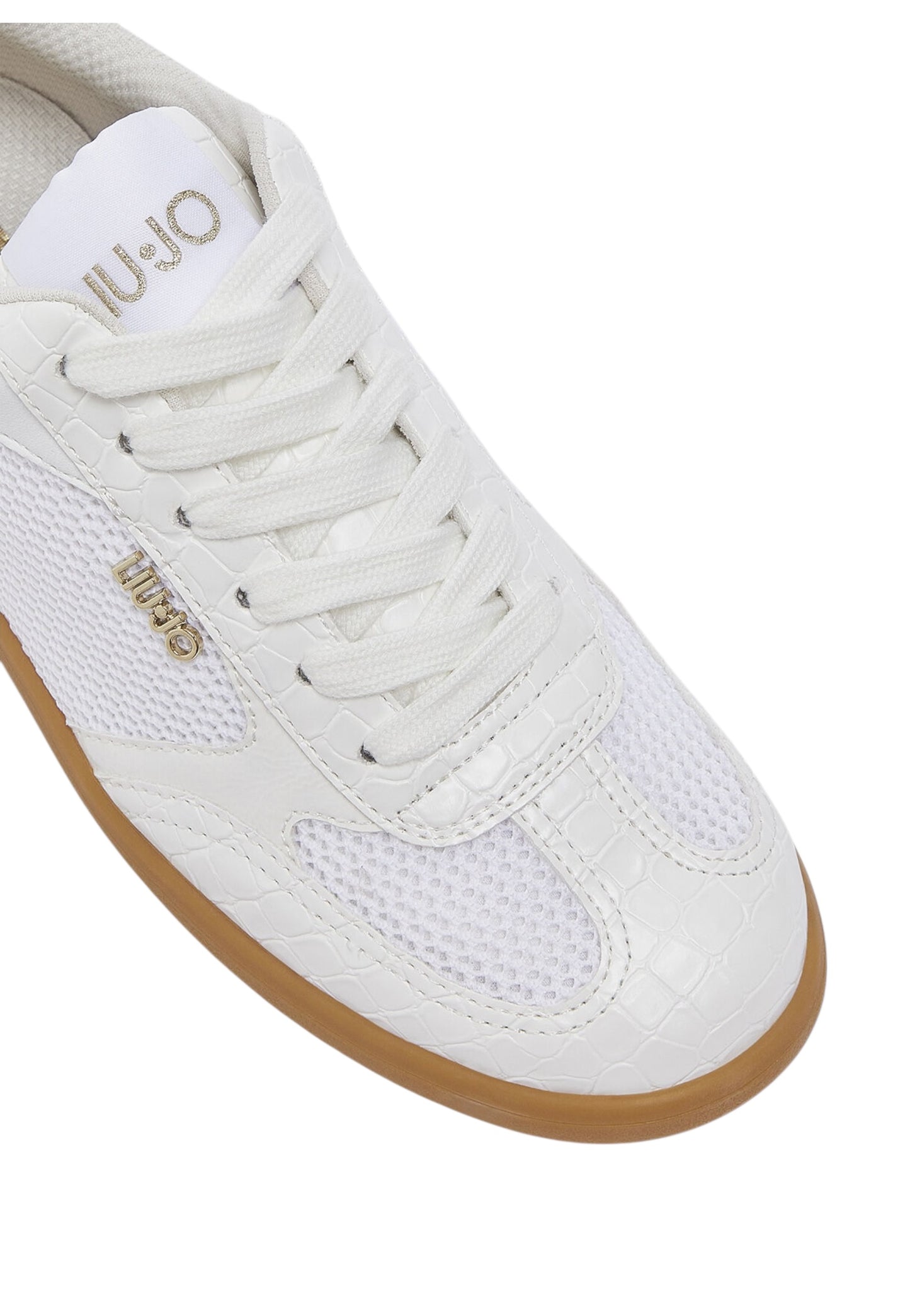Sneakers Basse Donna Liu Jo In Stampa Cocco/Mesh Connor 01 BA6051EX335