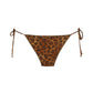 Bikini Pezzo Sotto Donna Mc2 Saint Barth Cheeky Marielle Overlock - Lurex Classic Leo