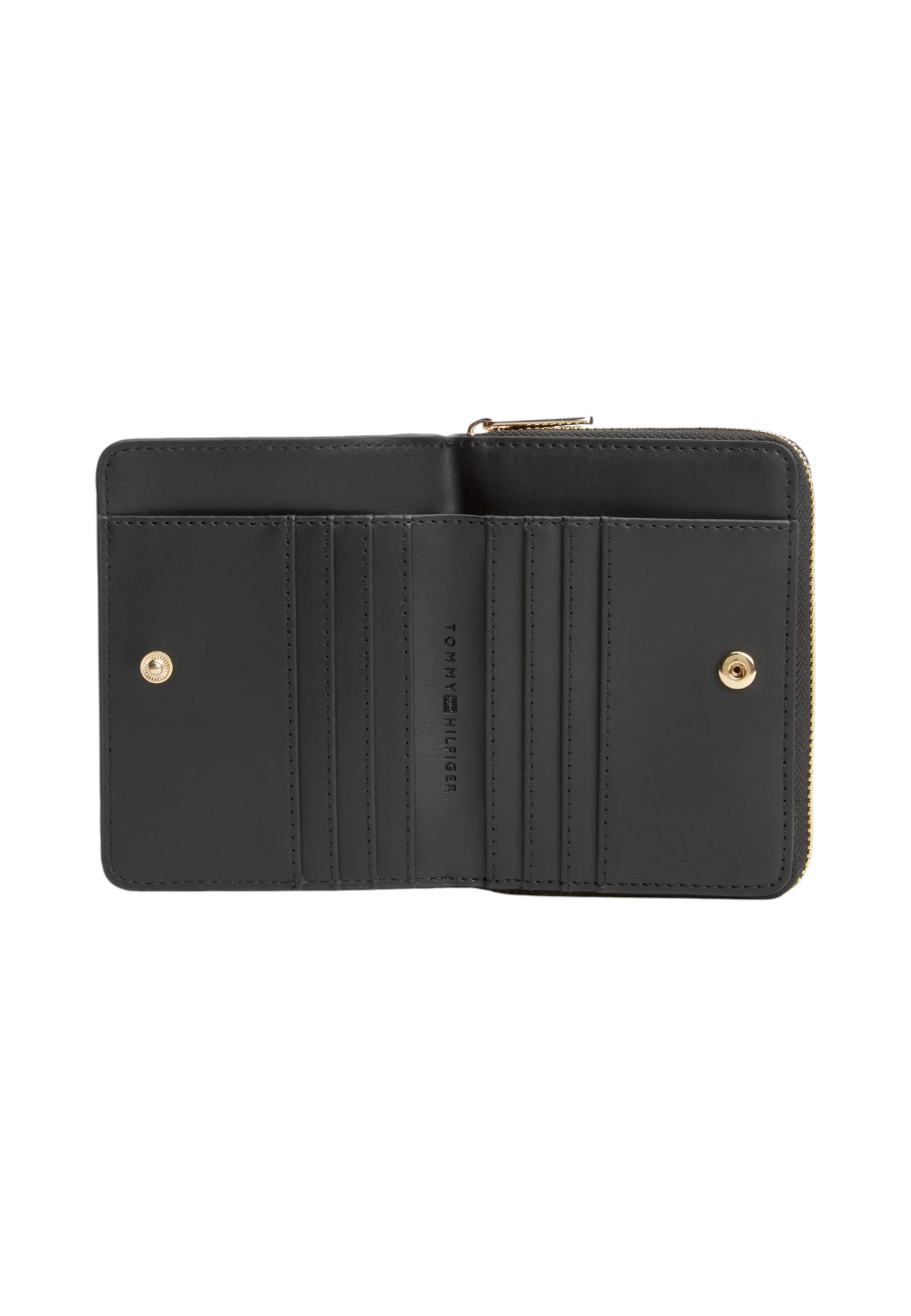 Portafoglio Con Zip Donna Tommy Hilfiger Med W/Flap Th Icon AW0AW18475