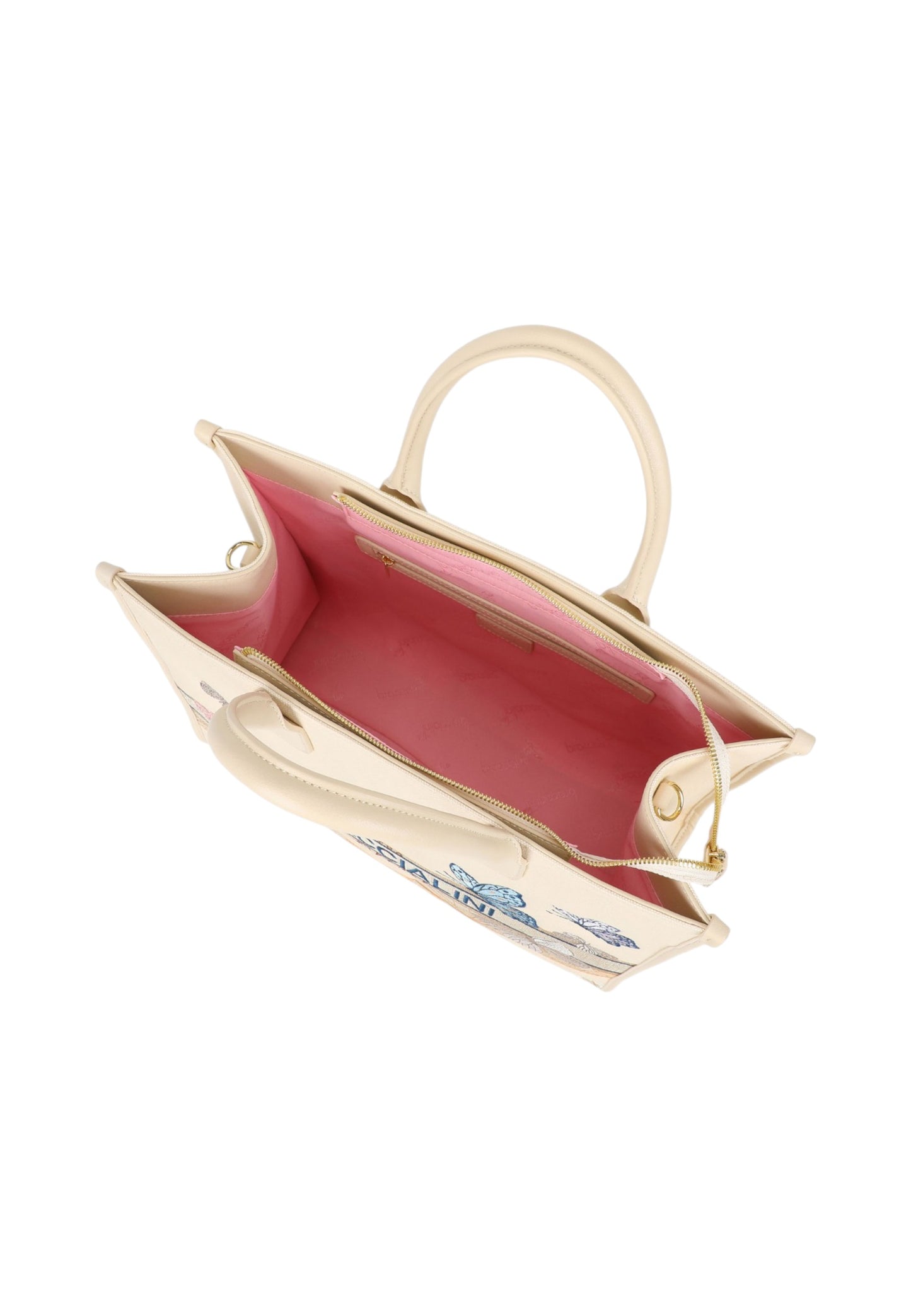 Borsa A Mano Donna Braccialini In Tessuto Con Ricami Esclusivi Jacquard B19060TY