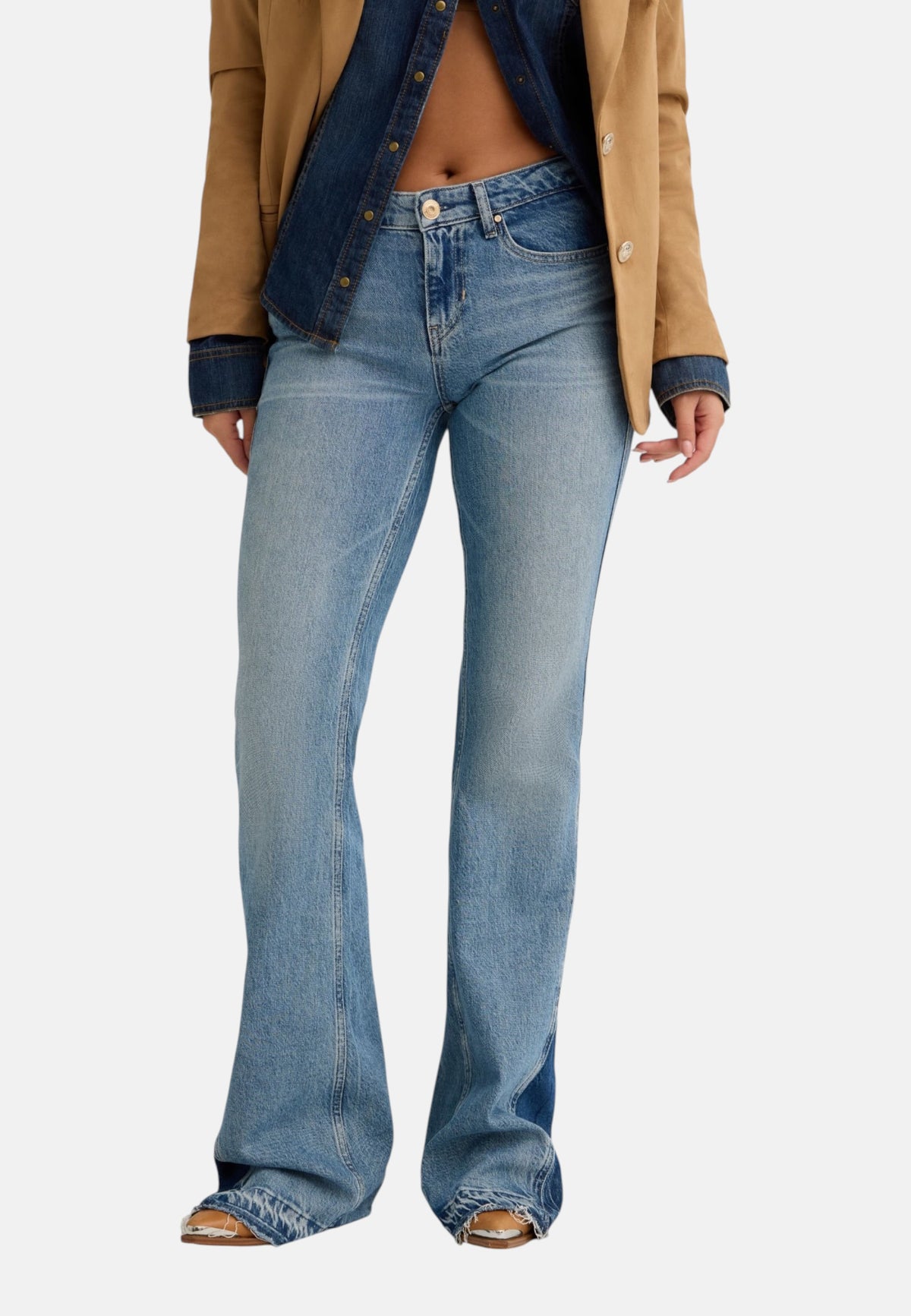Jeans Bootcut Donna Guess  Beverly Panel W6BA41D2579