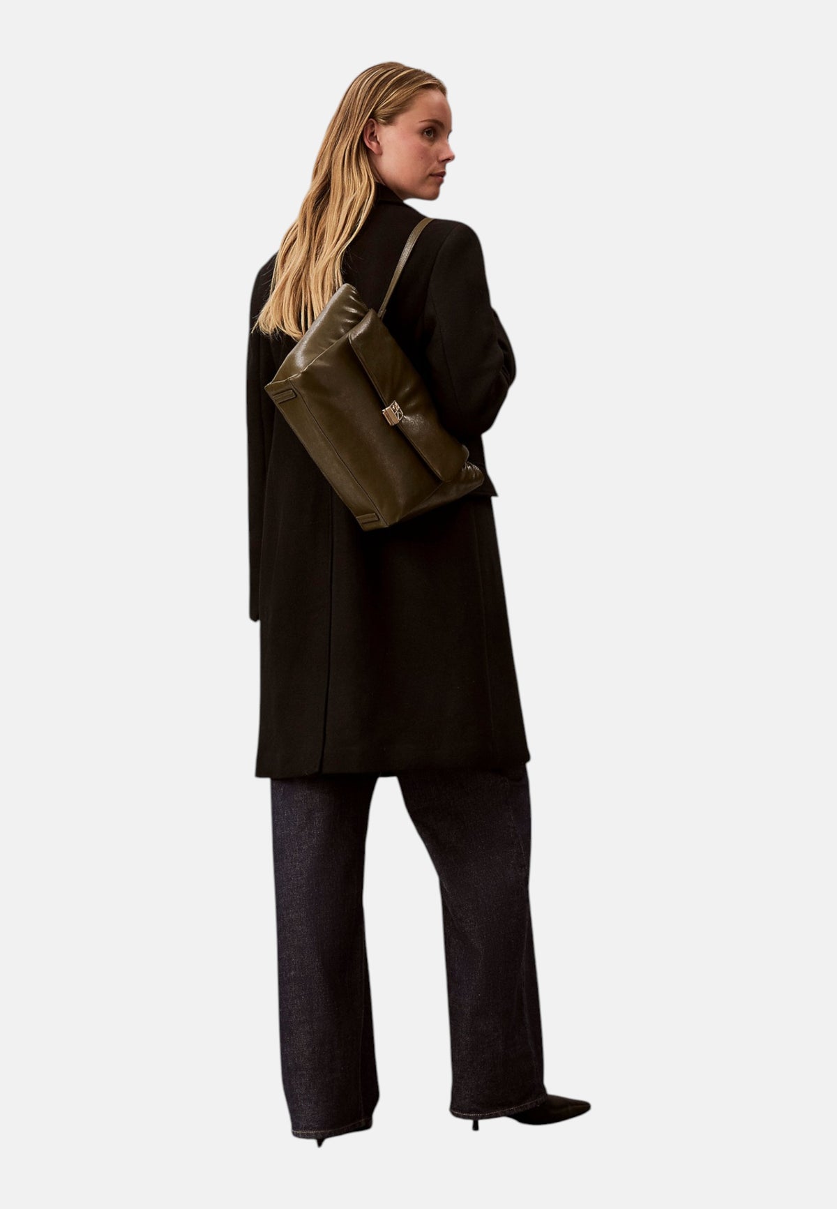 Borsa A Spalla Donna Calvin klein Padded Satchel Emblem Hw LV04F3615G