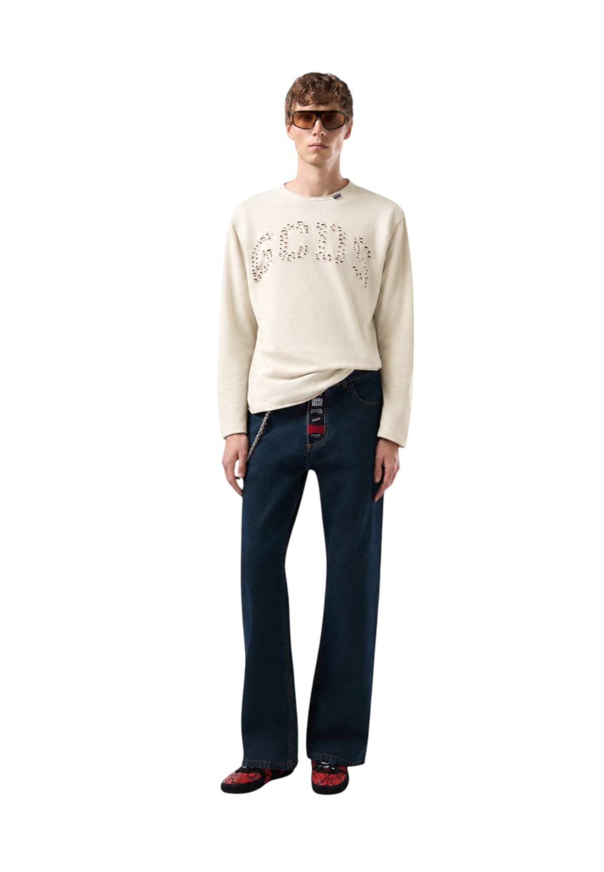 T-Shirt Manica lunga Uomo Gcds   C2MBQC070J110