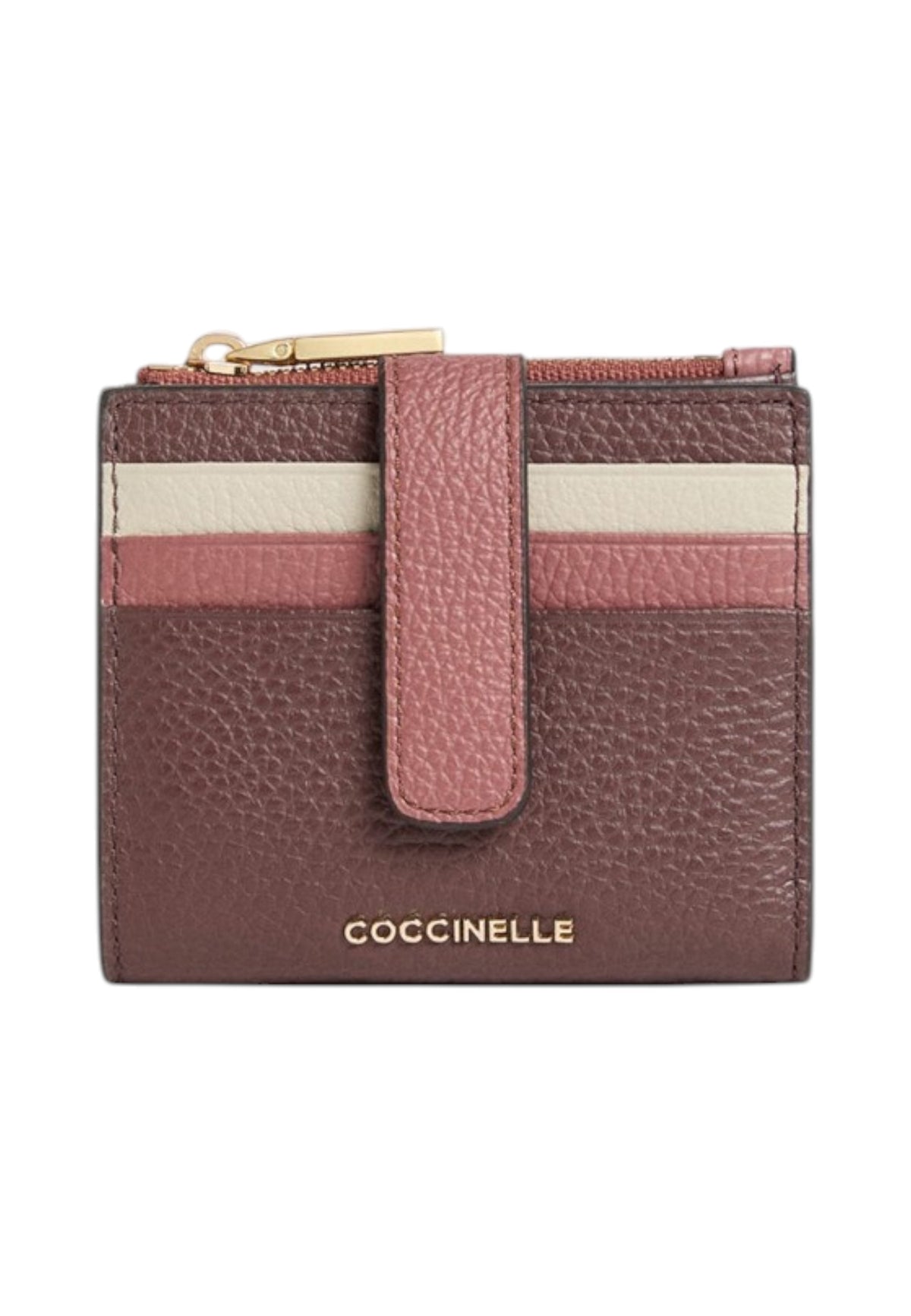 Portacarte  Donna Coccinelle Pelle con grana, Tricolore Metallic Tricolor E2M1011F701