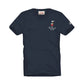 T-Shirt Manica Corta Uomo Mc2 Saint Barth Stampa E/O Ricamo Frontale Snoopy Weekend Dive Portofino POT0001