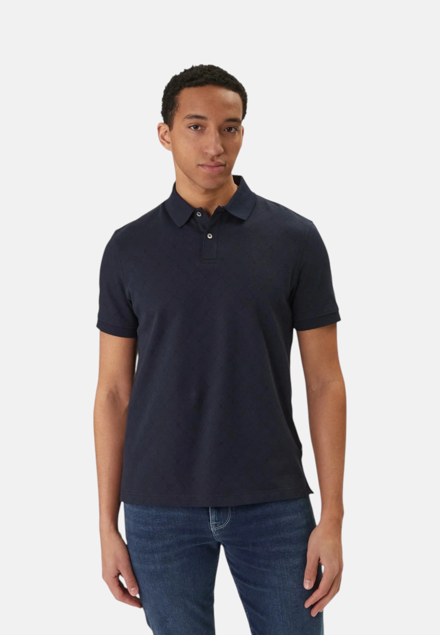 Polo Manica Corta Uomo Guess  Jacquard Allover Polo M6RP05KD181