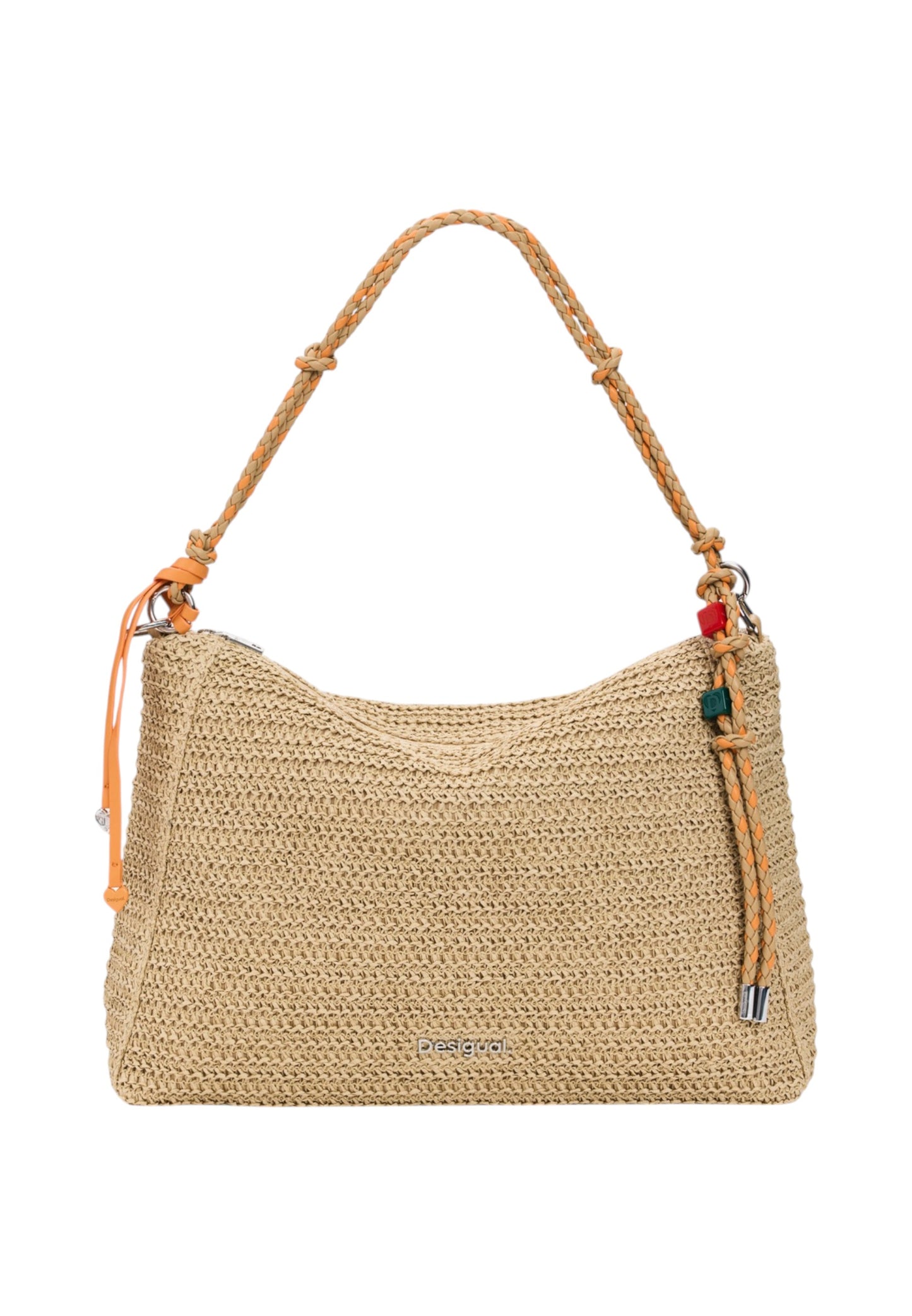 Borsa A Spalla Donna Desigual  Half Logo Raffia Leiria 26SAXO04