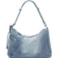 Borsa A Spalla Donna Desigual  Bag Half Logo Denim Leiria 2.0 26SAXD27