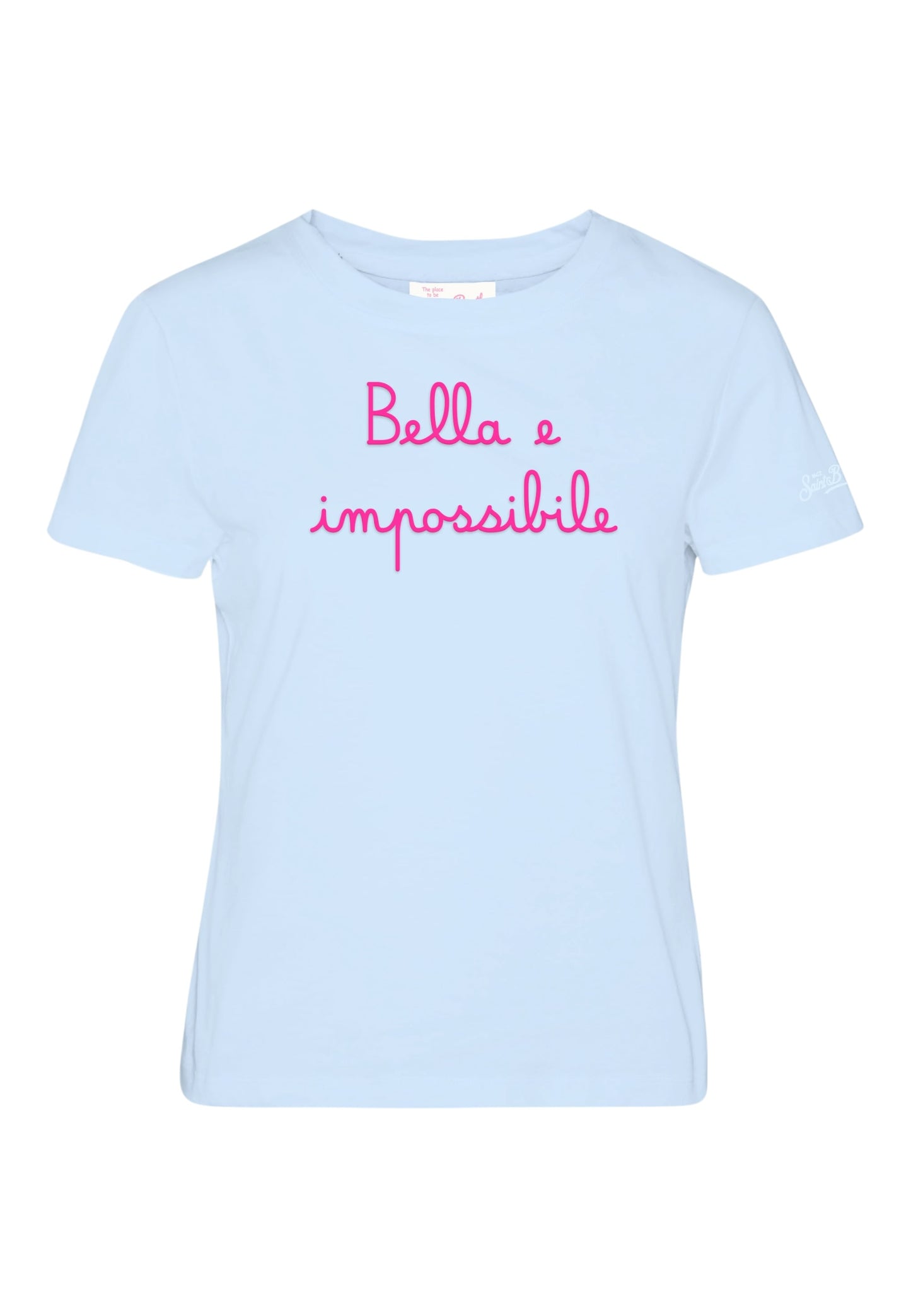 T-Shirt Manica Corta Donna Mc2 Saint Barth Bella Impossibile Emb Emilie EMI0001