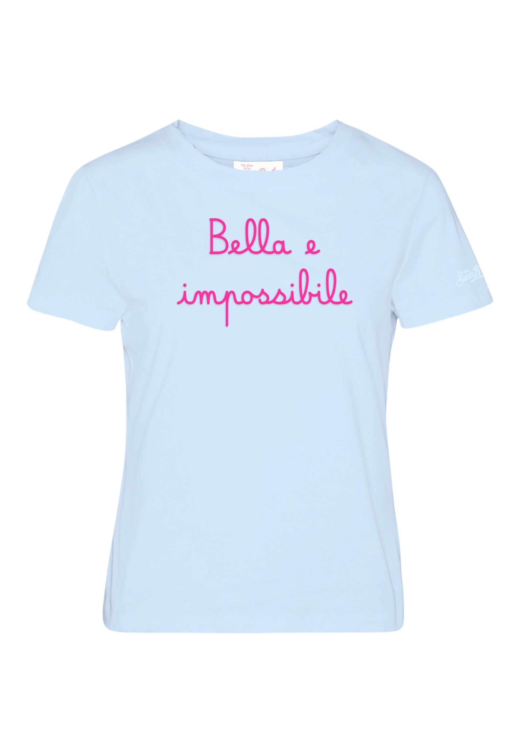 T-Shirt Manica Corta Donna Mc2 Saint Barth Bella Impossibile Emb Emilie EMI0001
