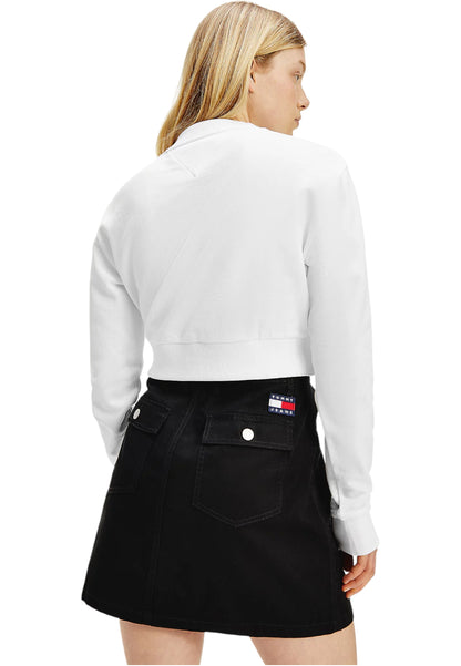 Felpa A Girocollo Donna Tommy Jeans Crop