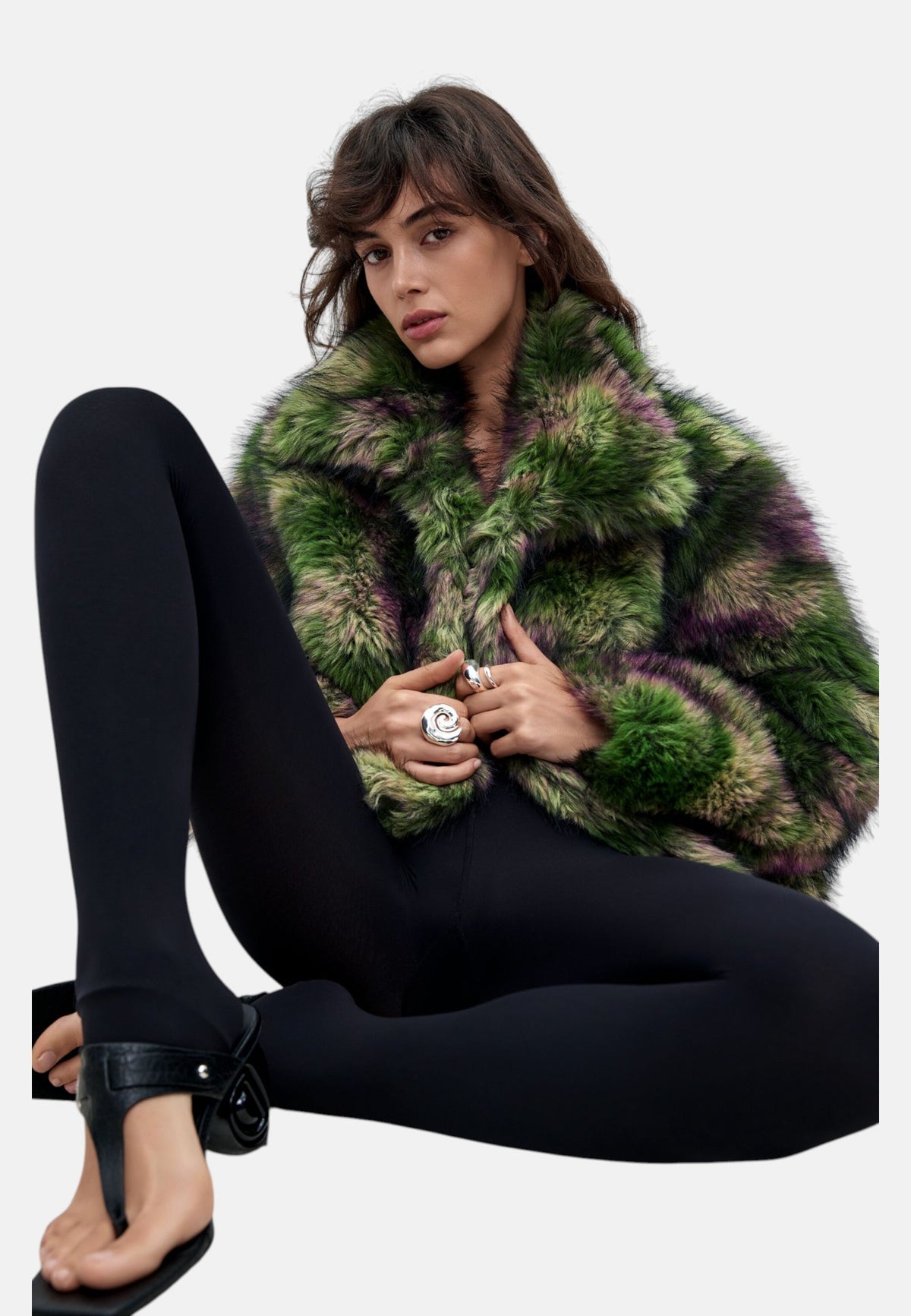 Cappotto  Donna Desigual  Fake Fur Camomille Lacroix 26WWEW02