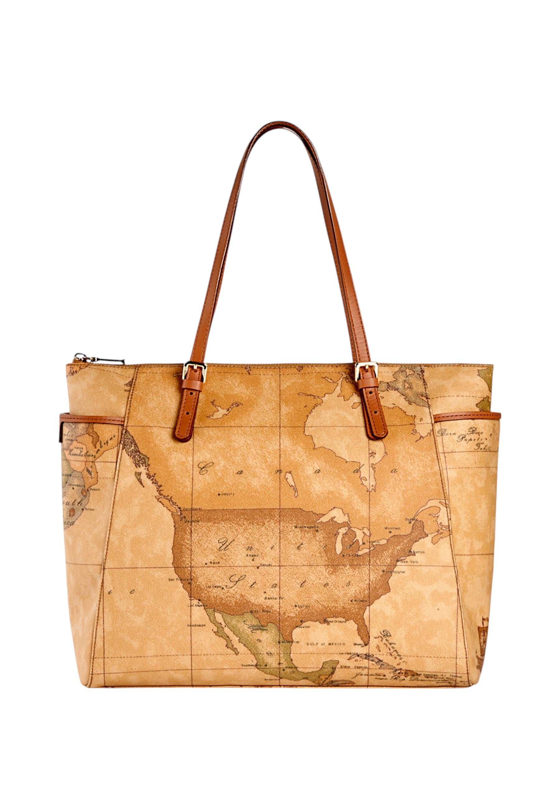 Borsa A Spalla Donna Alviero Martini Shopping Grande Con Fibbie Geo Classic CE0016000