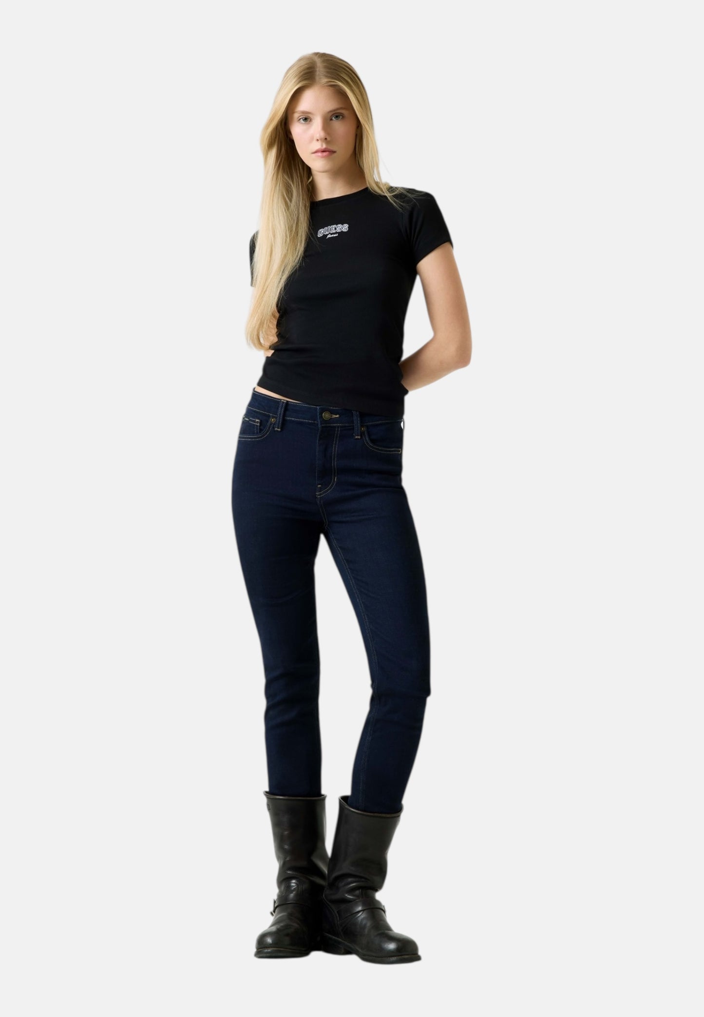 T-Shirt Manica Corta Donna Guess Slim Gj Embro W6RP21KA0H1