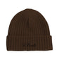 Berretto  Uomo Mc2 Saint Barth Lavorazione A Coste, Risvolto, Logo Ricamato Wengen Wool WENG027
