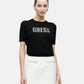 Maglia A Girocollo Donna Guess Manica Corta Norah Logo W6RR47Z2NQ2