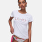 T-Shirt Manica Corta Donna Liu Jo Flowers Eco Line VA6169JS003