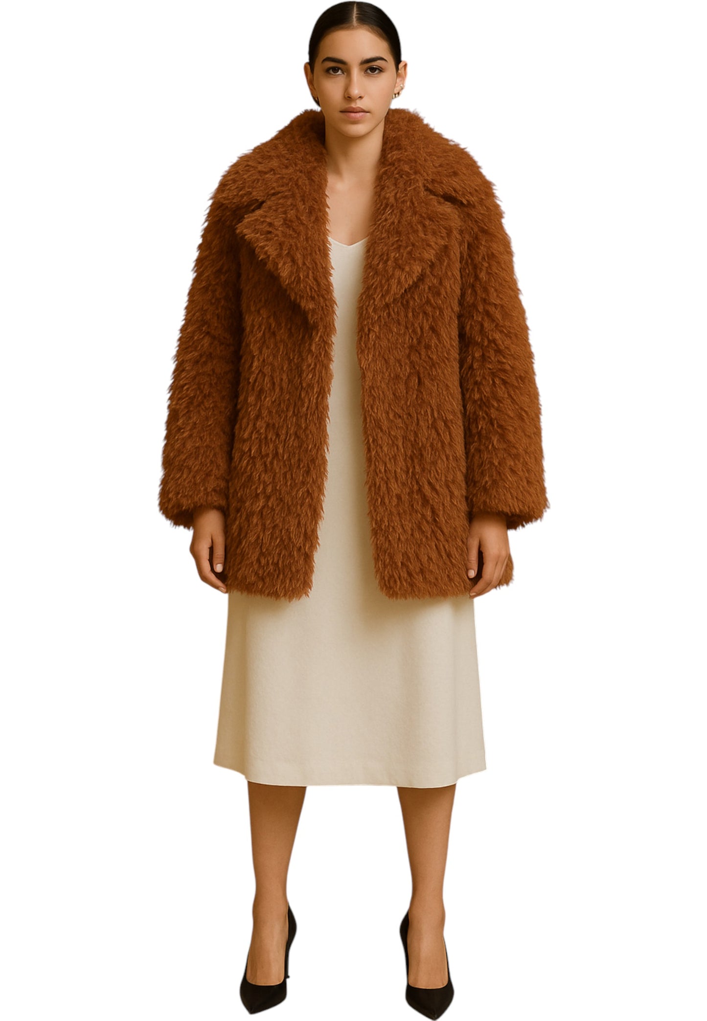 Pelliccia Sintetica Donna Actualee   PE 000024 4