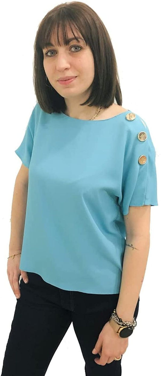 Blusa Manica Corta Donna Alviero Martini   D0941NA02