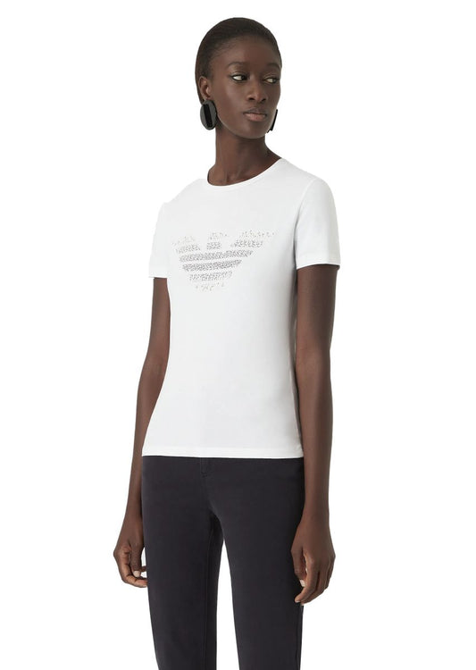 T-Shirt Manica Corta Donna Emporio Armani   6K2T7N2J07Z