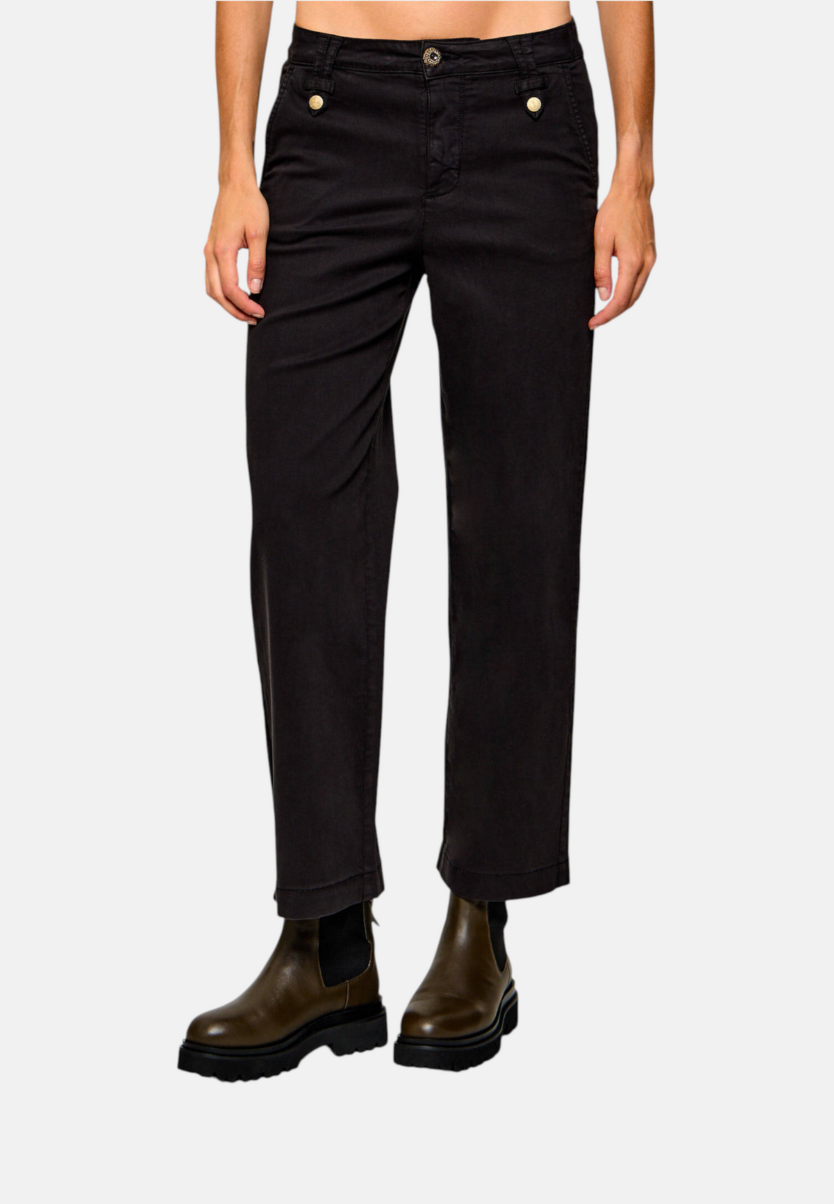 Pantaloni  Donna Liu Jo A Vita Media Flare Cropped WF6125T709A