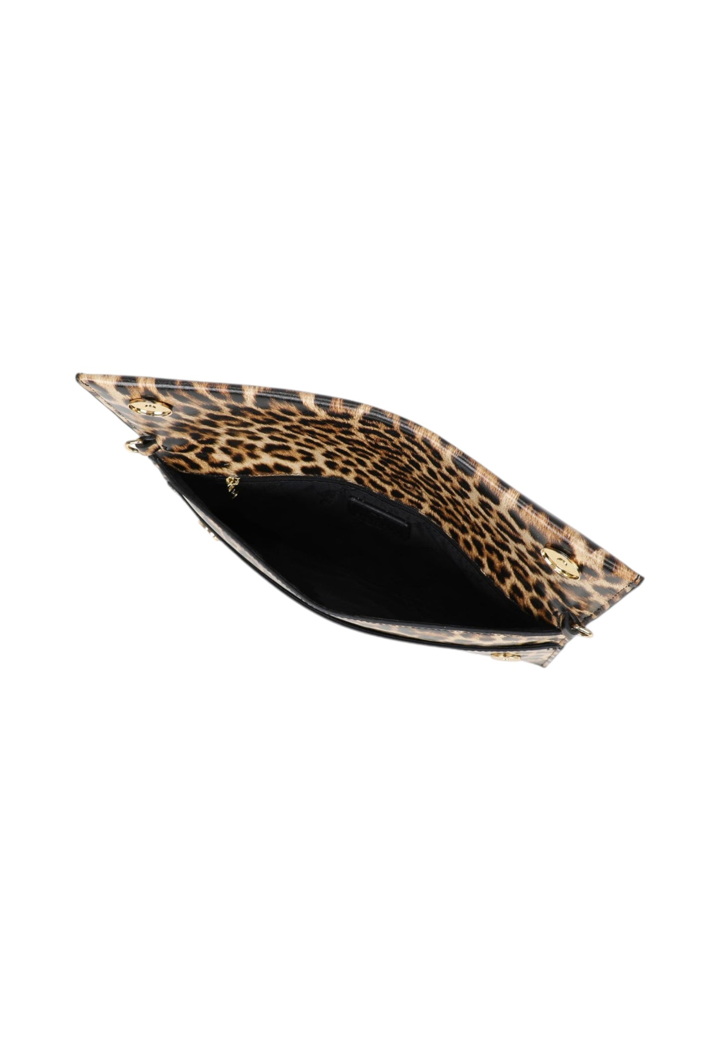 Borsa A Tracolla Donna Braccialini In Pelle Modello Bustina Con Stampa Leopard Dolly B19094PP