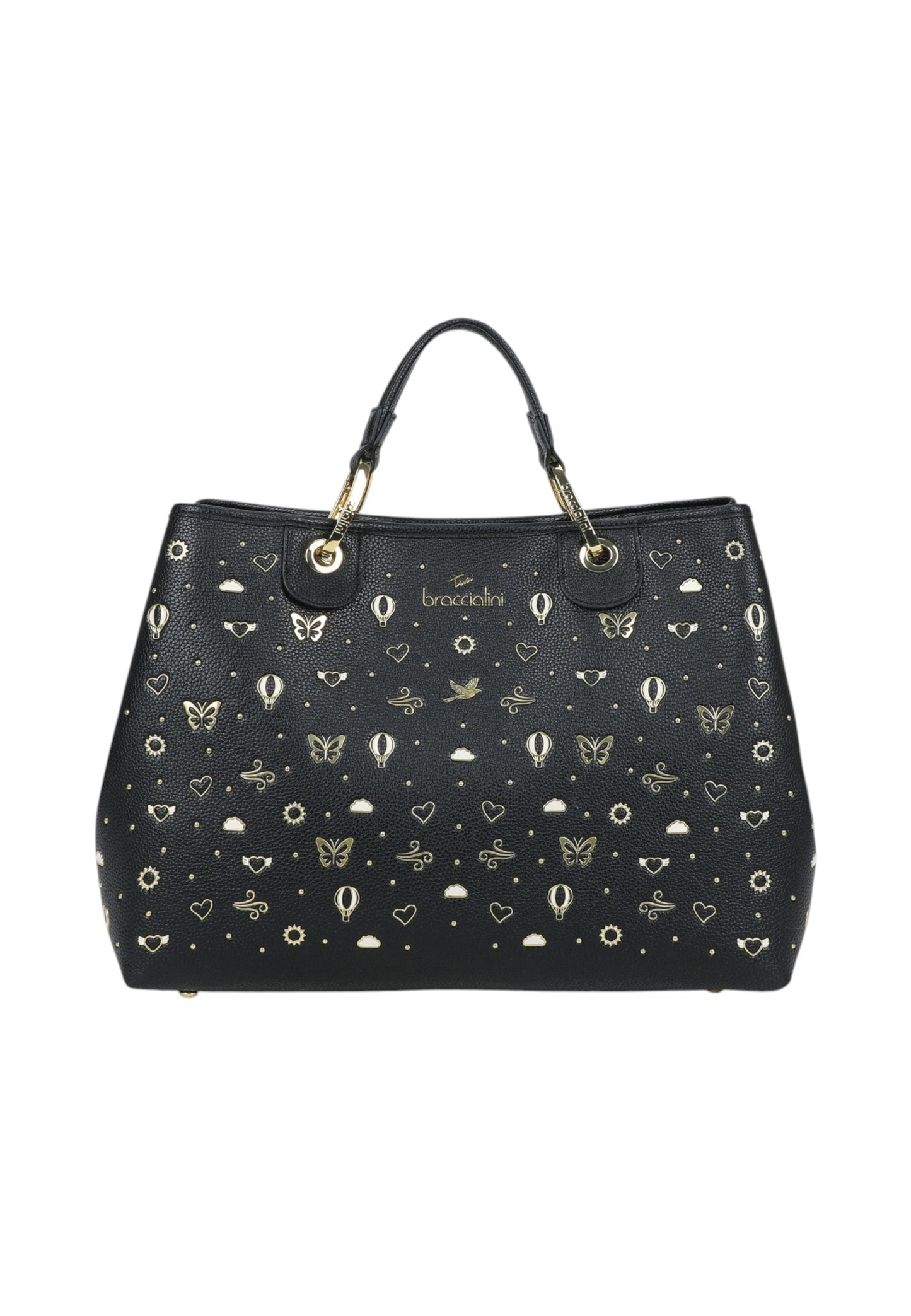 Borsa A Mano Donna Braccialini Large Con Doppio Manico Con Tracolla Beth Strass B18880YY